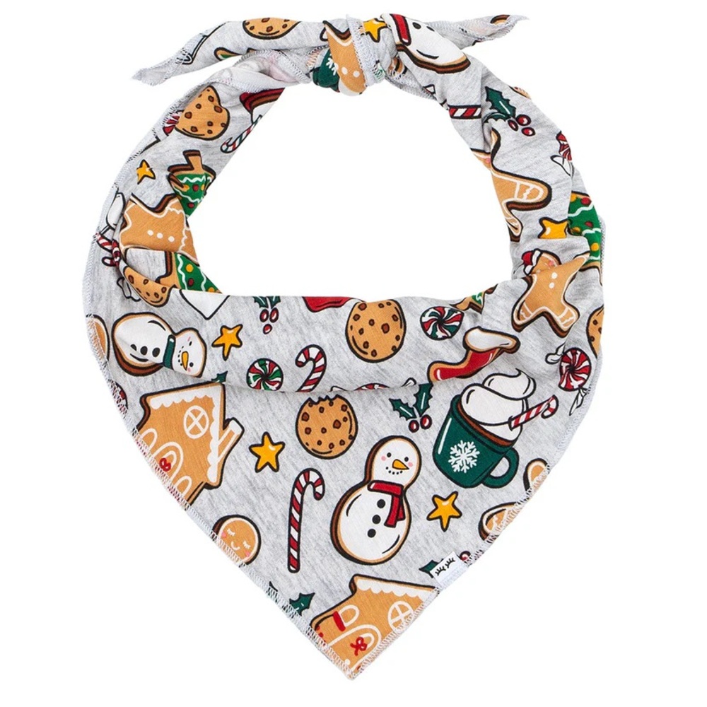 NWT Little Sleepies Christmas Cookies Sweet Treats Bandana (XS/S)
